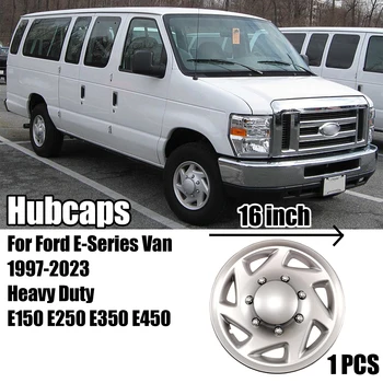 1PCS Hubcaps Kolo Pokrov Za Ford E-Series Van1997-2023 Težka E150 E250 E350 E450 Srebrna 16 Palčni Zamenjava 7030AMS